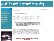 Tablet Screenshot of internalaudit.biz